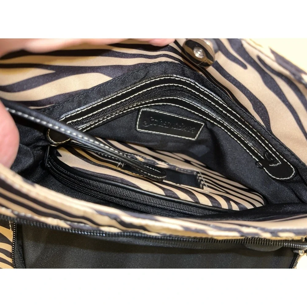 Women's Hobo Vintage Zebra Shoulder Bag/Purse And Wallet St John's Bay